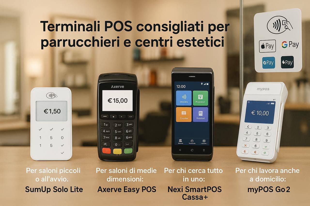 POS per parrucchieri e centri estetici: cosa serve e quanto si spende