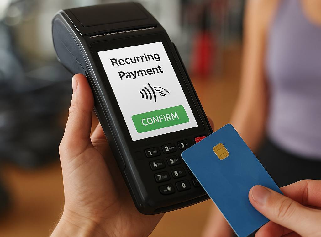 Pagamenti ricorrenti via POS: vantaggi per palestre, abbonamenti e associazioni