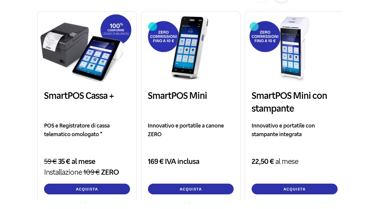 Promo Nexi POS novembre 2025: SmartPOS Cassa a 35 € e 100 € di cashback sulla gamma POS