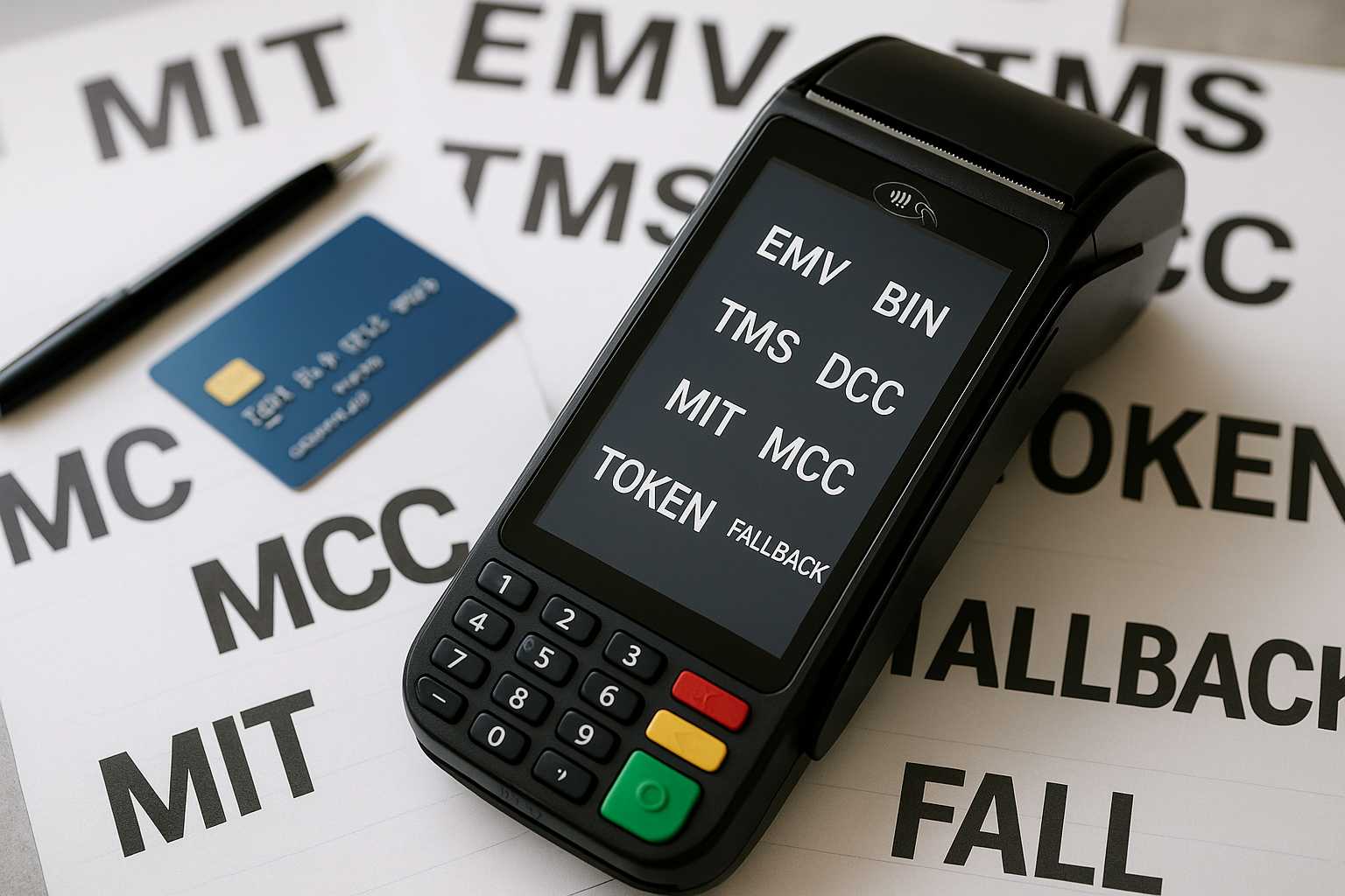 Glossario POS completo: cosa significano EMV, BIN, TMS, DCC, MCC, tokenizzazione e fallback