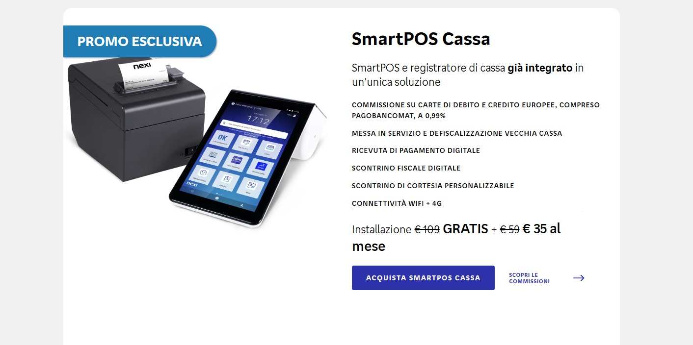 Promo Nexi gennaio-febbraio 2026: SmartPOS Cassa+ e soluzioni XPay