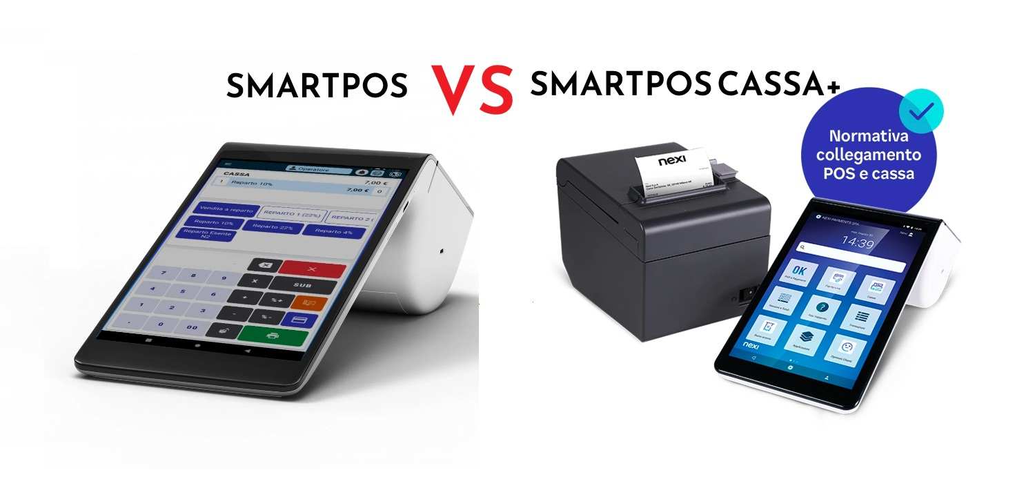 SmartPOS Cassa vs SmartPOS Cassa+ confronto
