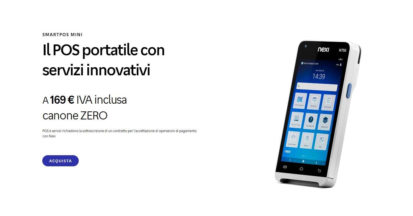 commissioni pos smartpos mini