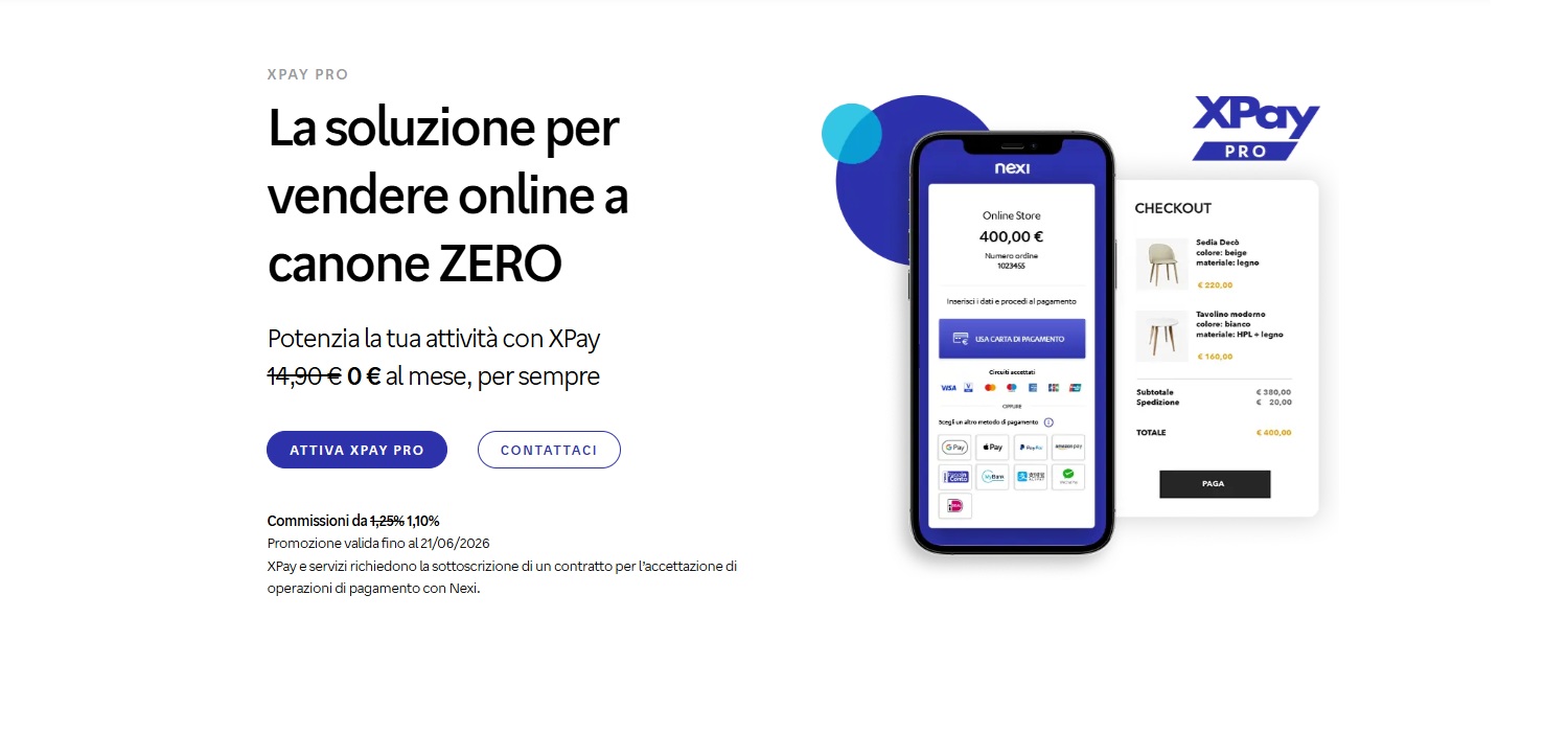 nexi xpay offerte giugno 2026