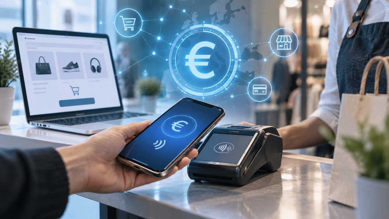 euro digitale test negozi bce